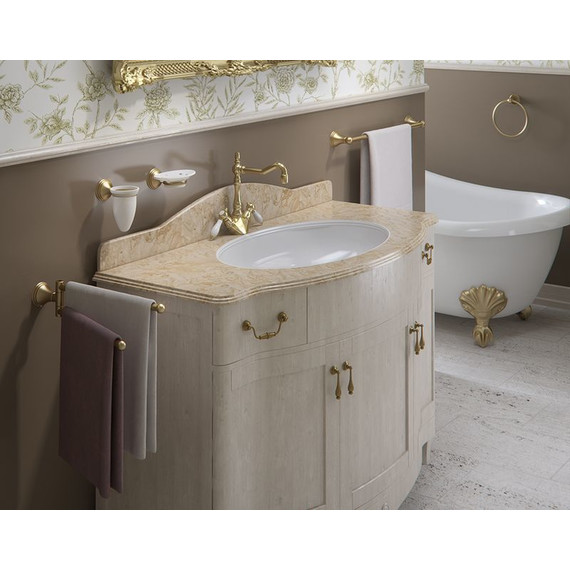 Стакан для зубных щеток Gedy G-Romance 7510(44), цвет бронза фото 2