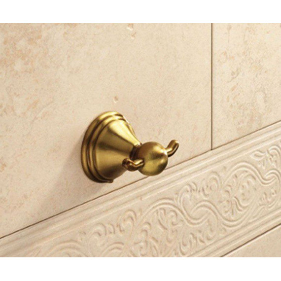 Двойной крючок Gedy G-Romance 7526(44), цвет бронза фото 2