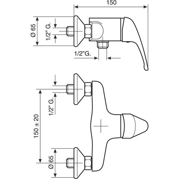 Смеситель для душа Emmevi Winny CR95002 фото 2