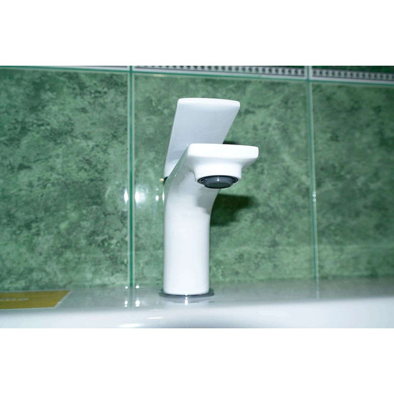 Смеситель для раковины Lemark Allegro LM5906CW, хром/белый фото 6