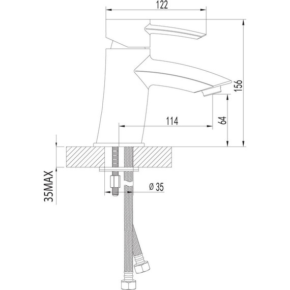 Смеситель для раковины Lemark Atlantiss LM3206C - 8 Смеситель для раковины Lemark Atlantiss LM3206C фото 8