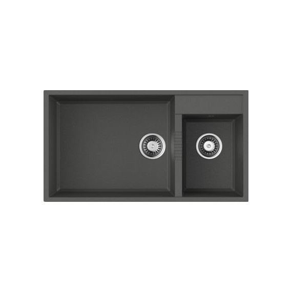 Кухонная мойка Omoikiri Tedori 85-2-U PL 4993947, платина, Цвет производителя: платина фото 