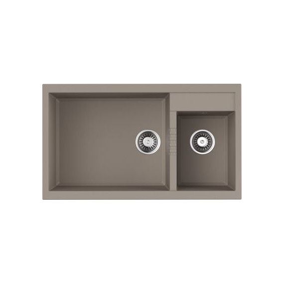 Кухонная мойка Omoikiri Tedori 86-2-LB SA 4993934, бежевый, Цвет производителя: бежевый фото 