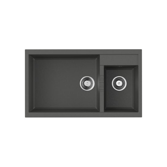Кухонная мойка Omoikiri Tedori 86-2-LB PL 4993939, платина, Цвет производителя: платина фото 