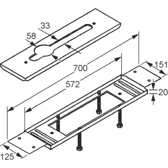 Скрытая часть Kludi 7614946-00 - 2 Скрытая часть Kludi 7614946-00 фото 2