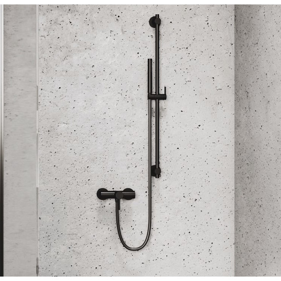 Смеситель для душа Kludi Bozz 388313976, черный фото 2