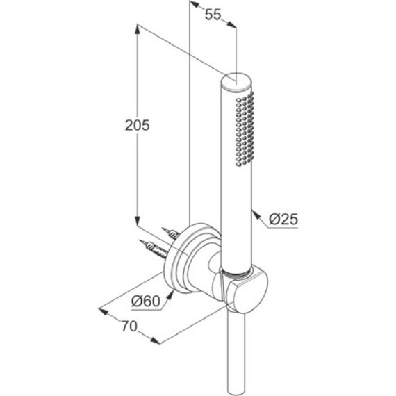 Душевой гарнитур Kludi Nova Fonte Classic 1S 2085005-25 фото 2