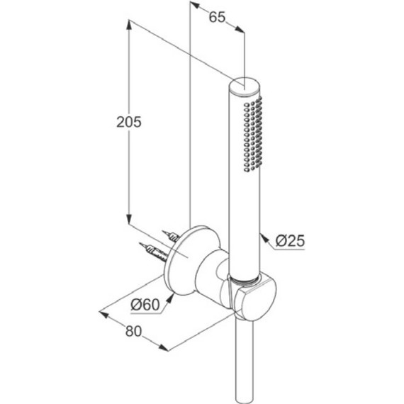 Душевой гарнитур Kludi Nova Fonte Deco 1S 2085005-35 фото 2