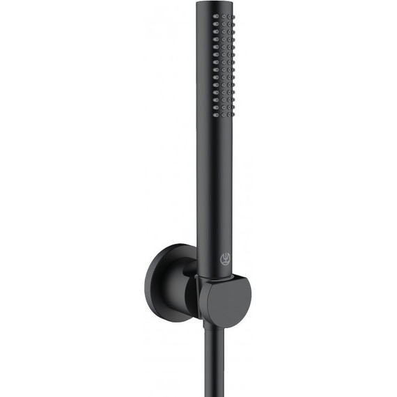 Душевой гарнитур Kludi Nova Fonte Puristic 1S 2085039-15, черный фото 