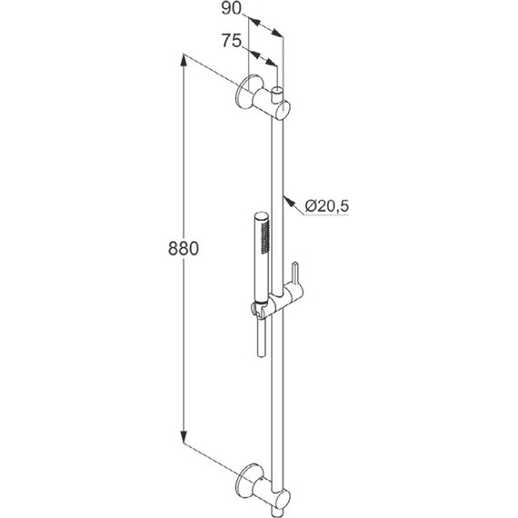 Душевой гарнитур Kludi Nova Fonte Deco 1S 2084005-35 фото 2