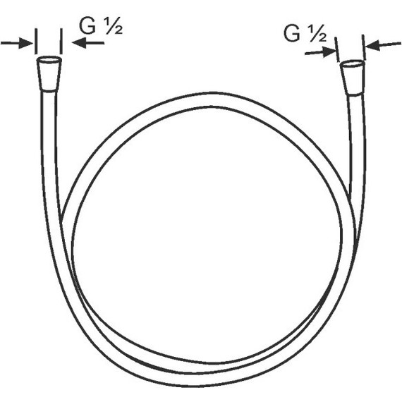 Душевой шланг Kludi Suparaflex 160 см 6107239-00, черный - 2 Душевой шланг Kludi Suparaflex 160 см 6107239-00, черный фото 2