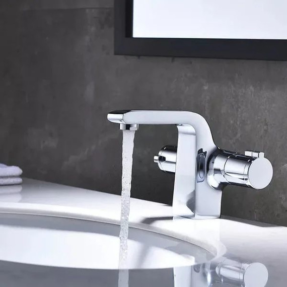 Смеситель для раковины с термостатом Lemark Yeti LM7836C - 5 Смеситель для раковины с термостатом Lemark Yeti LM7836C фото 5