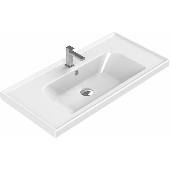 Тумба напольная с раковиной Opadiris Палермо 90 см, орех фото 6