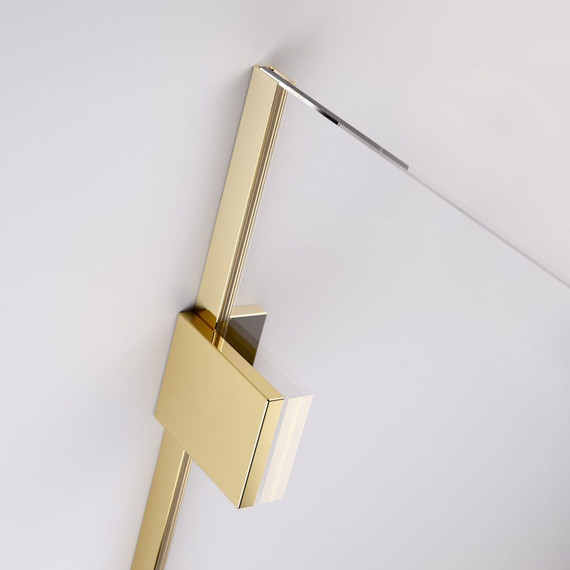 Душевая перегородка Radaway Essenza Pro 8 Gold Walk-in 60х200 см 1012060-09-01 (стекло 8 мм), золото/прозрачное - 4 Душевая перегородка Radaway Essenza Pro 8 Gold Walk-in 60х200 см 1012060-09-01 (стекло 8 мм), золото/прозрачное фото 4