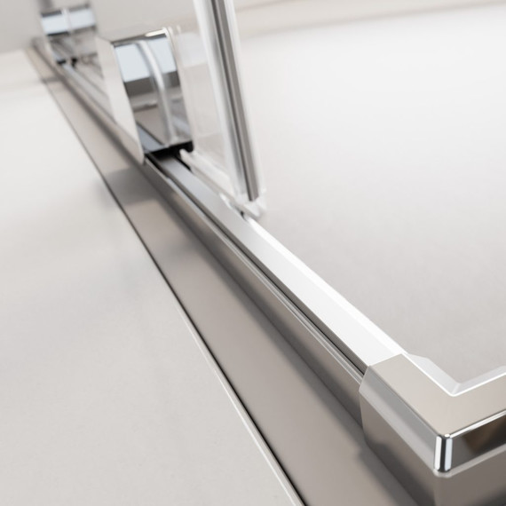 Душевое ограждение Radaway Furo KDJ RH 100х100 см R (стекло 8 мм), хром/прозрачное фото 3