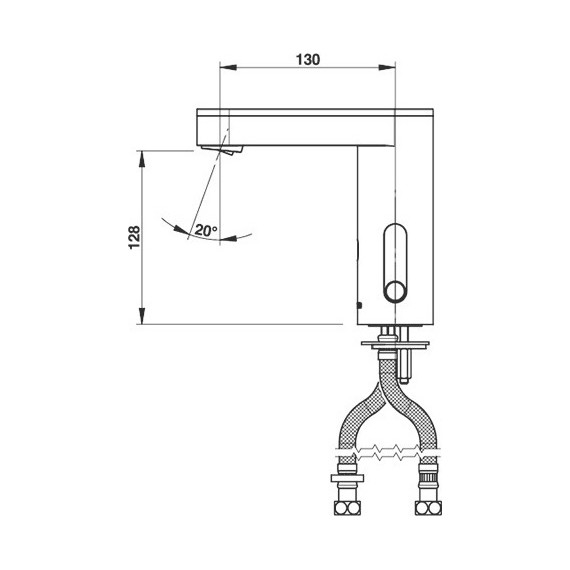 Смеситель для раковины электронный Presto So'o 56204 - 2 Смеситель для раковины электронный Presto So'o 56204 фото 2