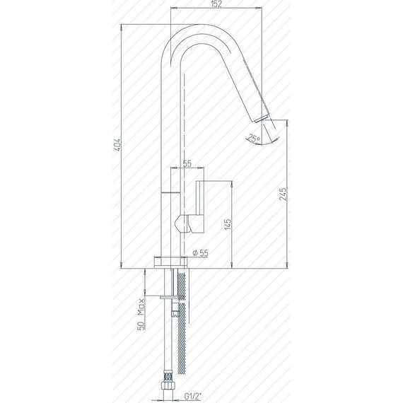 Смеситель для кухни Paini Cox 78CR572USLMKM фото 4
