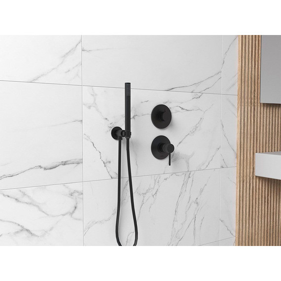 Переключатель потоков на три потребителя Paini Cox 78PZ471, черный фото 2