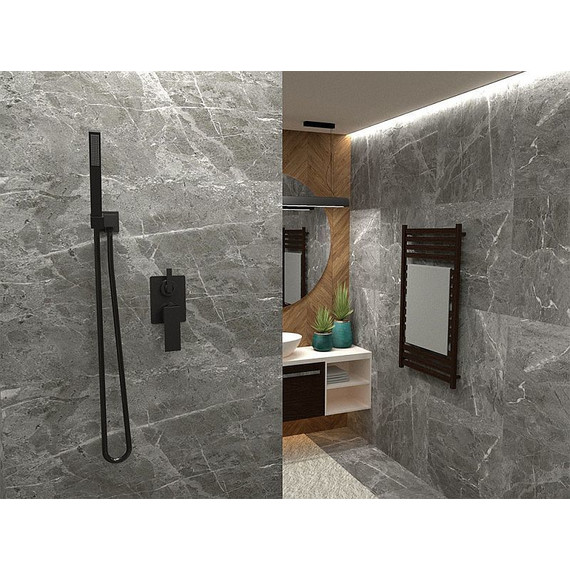 Смеситель для ванны Paini Dax-R 84PZ6911R, черный фото 2