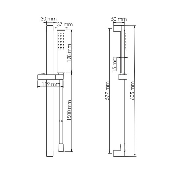 Душевой гарнитур WasserKraft A143 фото 6