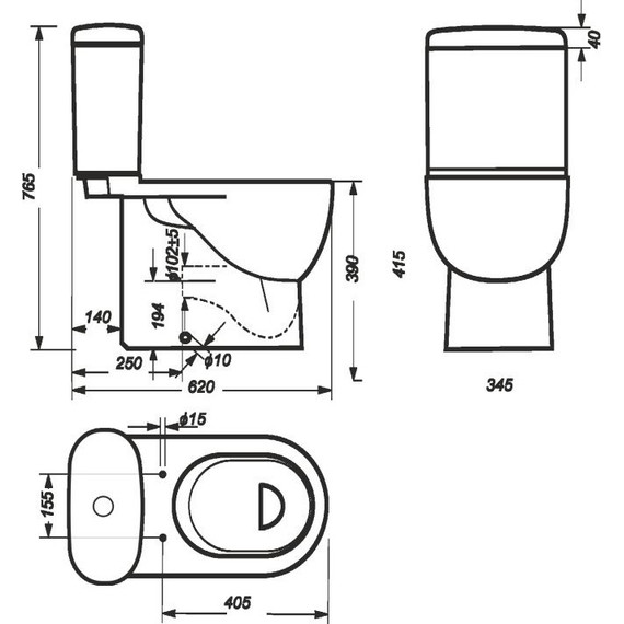 Унитаз-компакт Sanita Luxe Art Luxe WC.CC/Art/2-DM/WHT.G/S1 с крышкой микролифт фото 15