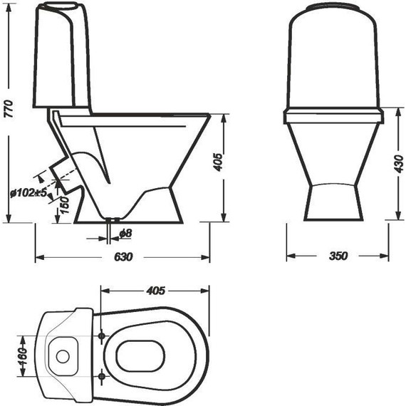Унитаз-компакт Sanita Luxe Classic Luxe WC.CC/Classic/2-TM/WHT.G/S1 с крышкой микролифт - 8 Унитаз-компакт Sanita Luxe Classic Luxe WC.CC/Classic/2-TM/WHT.G/S1 с крышкой микролифт фото 8