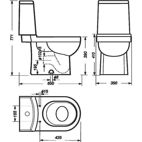 Унитаз-компакт Sanita Luxe Next Luxe WC.CC/Next/2-DM/WHT.G/S1 с крышкой микролифт - 10 Унитаз-компакт Sanita Luxe Next Luxe WC.CC/Next/2-DM/WHT.G/S1 с крышкой микролифт фото 10