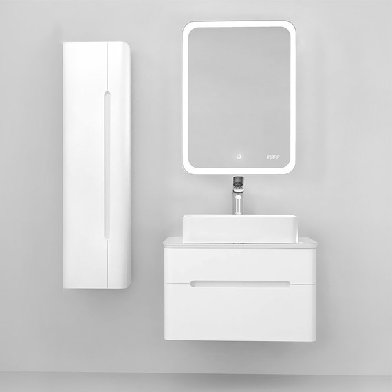 Зеркало-шкаф Jorno Bosko 60 см Bos.03.60/W, белый фото 5