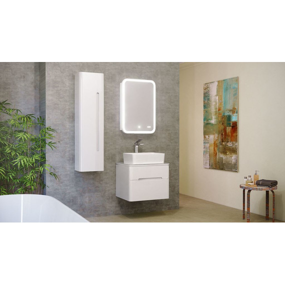 Зеркало-шкаф Jorno Bosko 50 см Bos.03.50/W, белый фото 4