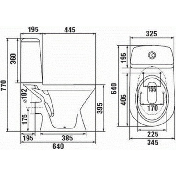 Унитаз-компакт Jika Era 8.2453.2.000.242.9 фото 3