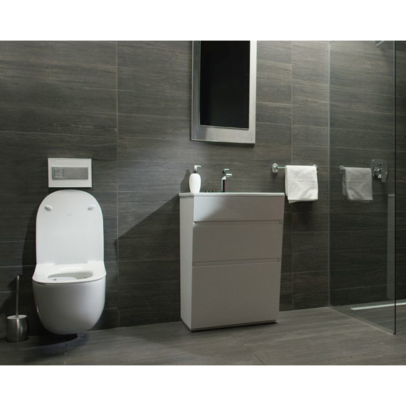 Унитаз подвесной Pestan Fluenta Rimless 40006661 с крышкой микролифт фото 3