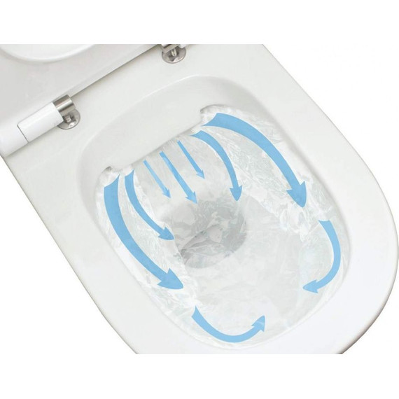 Унитаз подвесной Pestan Fluenta Rimless 40006661 с крышкой микролифт фото 5