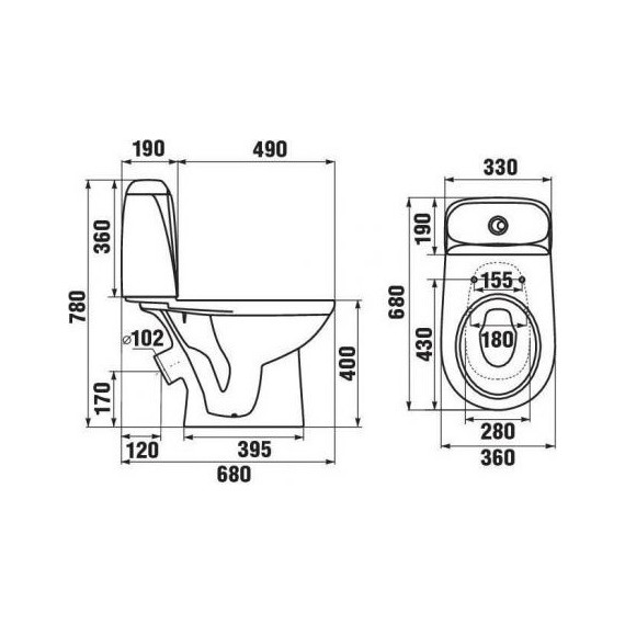 Унитаз-компакт Jika Vega 8245140002429 фото 3