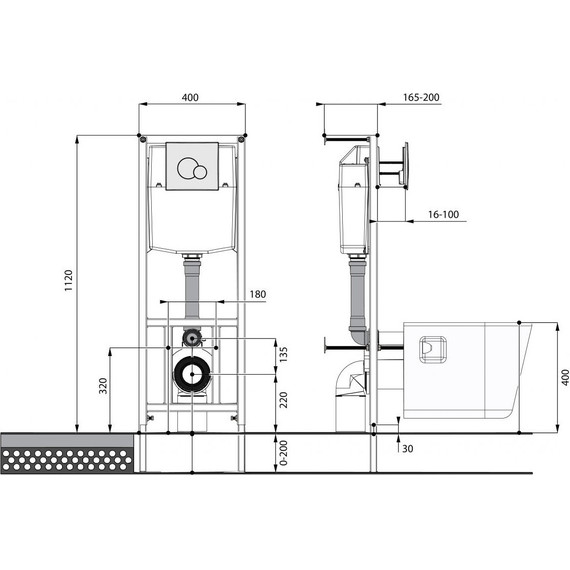 Инсталляция с подвесным унитазом Santek Бореаль 1.WH50.1.544 - 11 Инсталляция с подвесным унитазом Santek Бореаль 1.WH50.1.544 фото 11