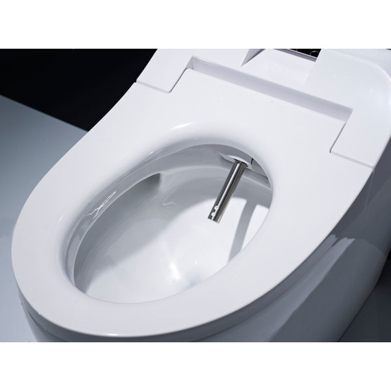 Унитаз-биде приставной безободковый импульсный электронный Timo TE-721 с крышкой микролифт - 3 Унитаз-биде приставной безободковый импульсный электронный Timo TE-721 с крышкой микролифт фото 3