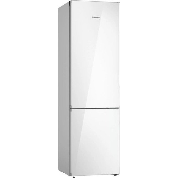 Двухкамерный холодильник Bosch Serie 8 KGN39LW32R (белое стекло) фото 
