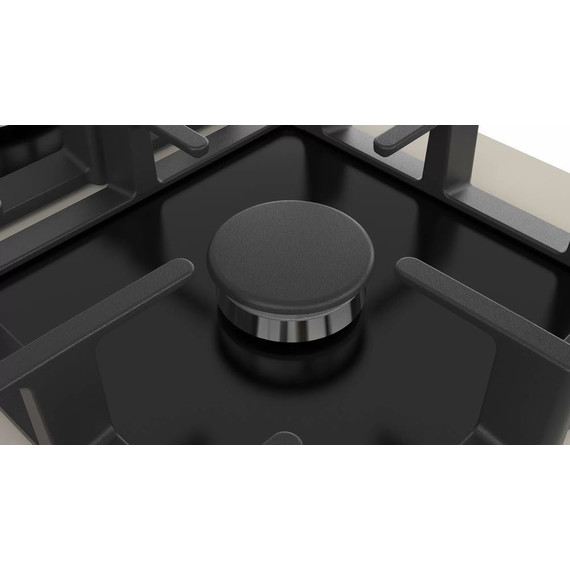 Газовая варочная поверхность Bosch Serie 6 PPP6B1B90R (жемчужное стекло) фото 2