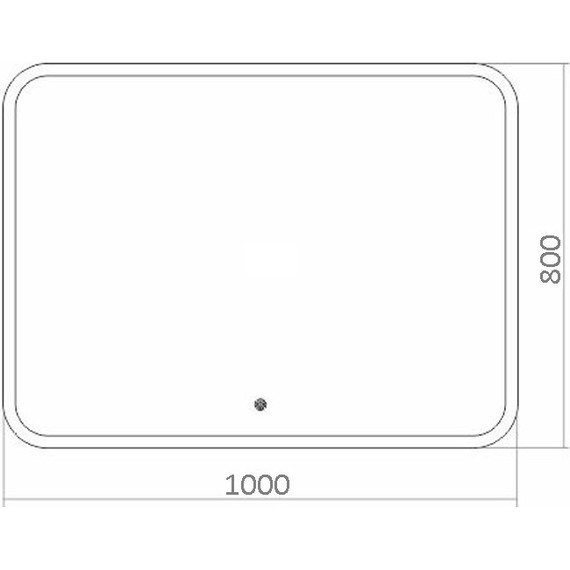Зеркало Azario Стив Led 100 см (с подсветкой, часами и сенсорным выключателем) - 4 Зеркало Azario Стив Led 100 см (с подсветкой, часами и сенсорным выключателем) фото 4