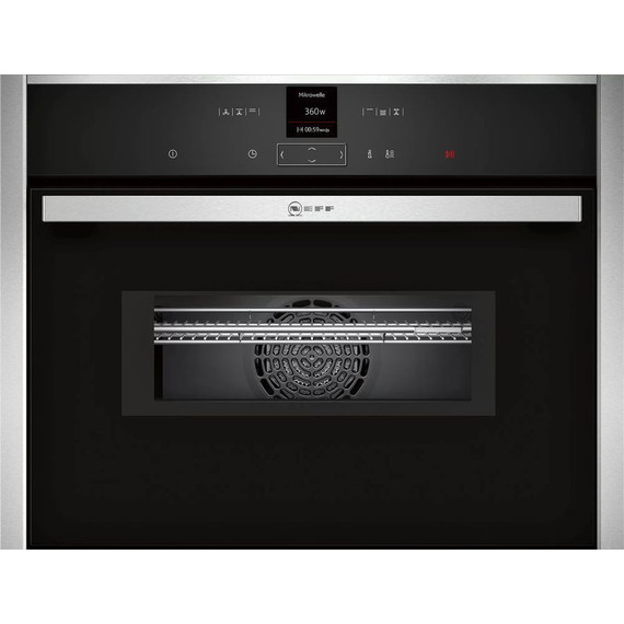 Встраиваемый электрический духовой шкаф с микроволнами Neff N 70 C17MR02N0 фото 