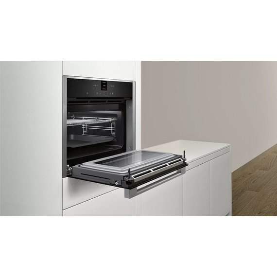 Встраиваемый электрический духовой шкаф с микроволнами Neff N 70 C17MR02N0 фото 4