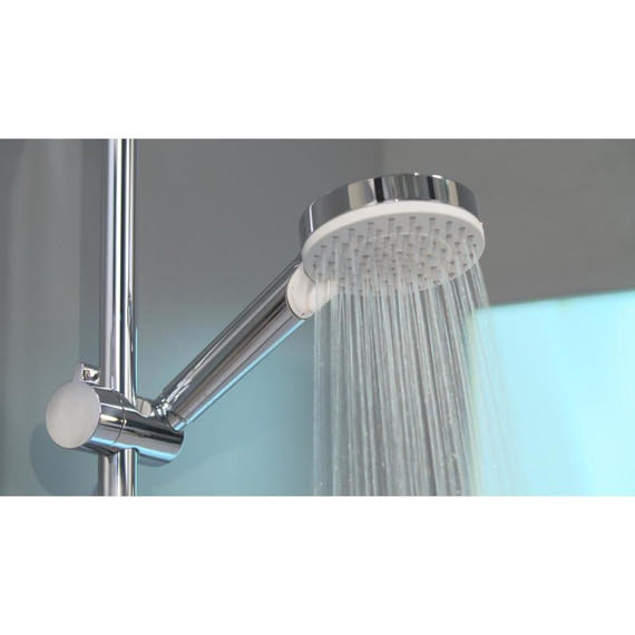 Душевой гарнитур Hansgrohe Crometta Vario 90 26536400, белый/хром фото 2