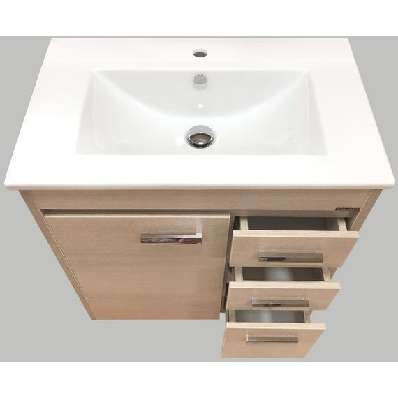 Тумба напольная с раковиной Comforty Марио 75 см, сосна лоредо - 5 Тумба напольная с раковиной Comforty Марио 75 см, сосна лоредо фото 5