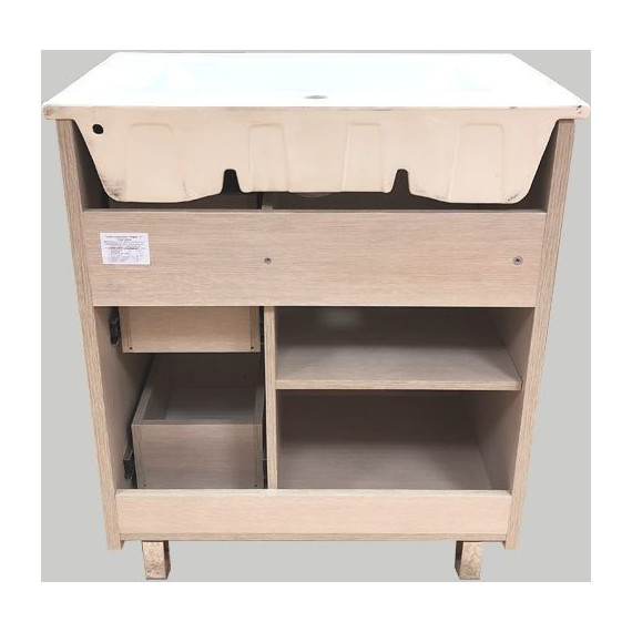 Тумба напольная с раковиной Comforty Марио 75 см, сосна лоредо - 6 Тумба напольная с раковиной Comforty Марио 75 см, сосна лоредо фото 6