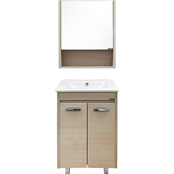 Зеркало-шкаф Comforty Марио 60 см, сосна лоредо фото 4