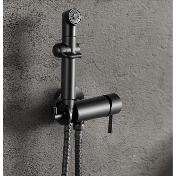 Набор для гигиенического душа Lemark Solo LM7166BL, черный - 3 Набор для гигиенического душа Lemark Solo LM7166BL, черный фото 3