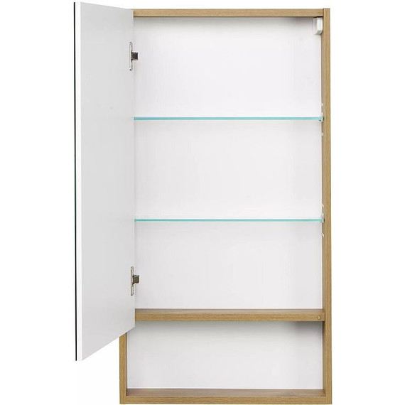 Зеркало-шкаф Акватон Сканди 45 см 1A252002SDZ90, белый/дуб рустикальный - 4 Зеркало-шкаф Акватон Сканди 45 см 1A252002SDZ90, белый/дуб рустикальный фото 4