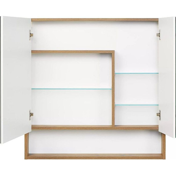 Зеркало-шкаф Акватон Сканди 85 см 1A252302SDZ90, белый/дуб рустикальный - 4 Зеркало-шкаф Акватон Сканди 85 см 1A252302SDZ90, белый/дуб рустикальный фото 4