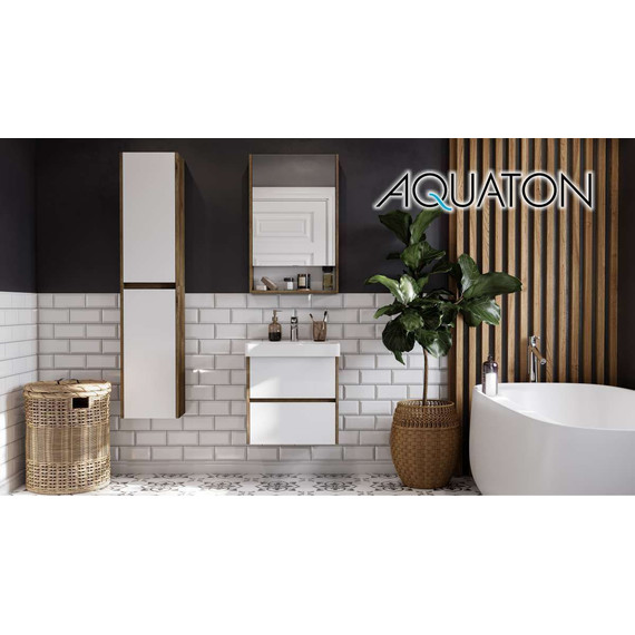 Зеркало-шкаф Акватон Сканди 45 см 1A252002SDZ90, белый/дуб рустикальный - 6 Зеркало-шкаф Акватон Сканди 45 см 1A252002SDZ90, белый/дуб рустикальный фото 6