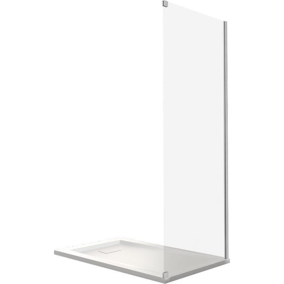 Боковая стенка Bas Idea SP-100-C-CH 100 см хром/прозрачное фото 