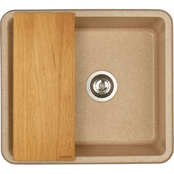 Кухонная мойка Акватон Беллис 1A724932BS220, песочный, Цвет производителя: песочный фото 5